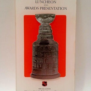 1988 STANLEY CUP LUNCHEON and AWARDS PRESENTATION Invitation Oilers Bruins