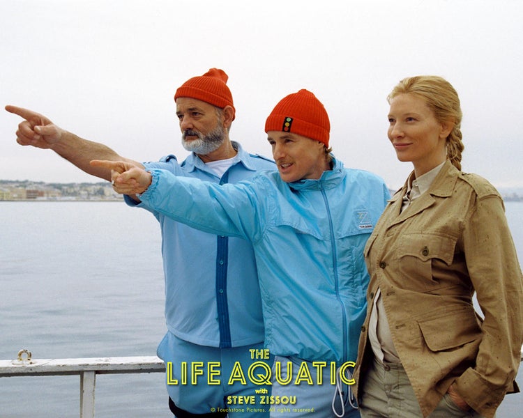The Life Aquatic with Steve Zissou red knit hat new