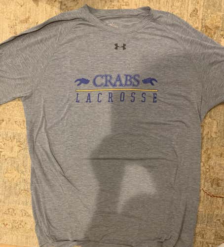 Grey Crabs Lacrosse Under Armour Shirt