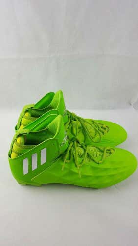 ADIDAS New Green FREAK LAX Mid Cleats Size 12 Men Lacrosse CG4245