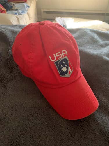 Red Nike Team USA Lacrosse Hat