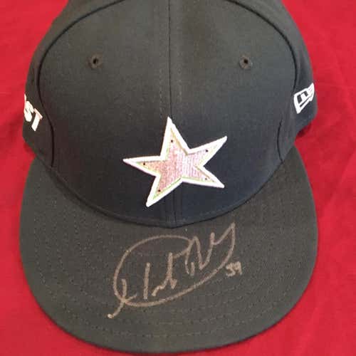 Henry Rodriguez 2010 Midwest League All Star Game MiLB Used Worn Signed Autographed  New Era Hat