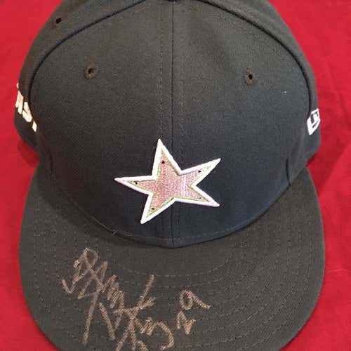 Chun Chen 2010 Midwest League All Star Game MiLB Used Worn Signed Autographed New Era Hat