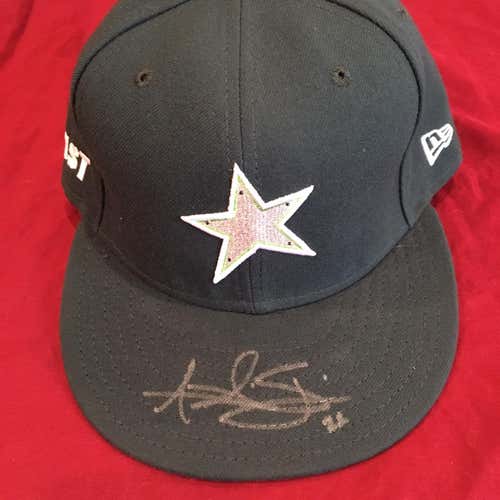 Angelo Songco 2010 Midwest League All Star Game MiLB Used Worn Signed Autographed New Era Hat
