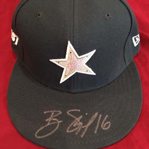 Ryan Schimpf 2010 Midwest League MiLB All Star Game Used Worn Signed Autographed New Era Hat