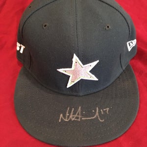 Nick Sarianides 2010 Midwest League All Star Game MiLB Used Worn Signed Autographed New Era Hat