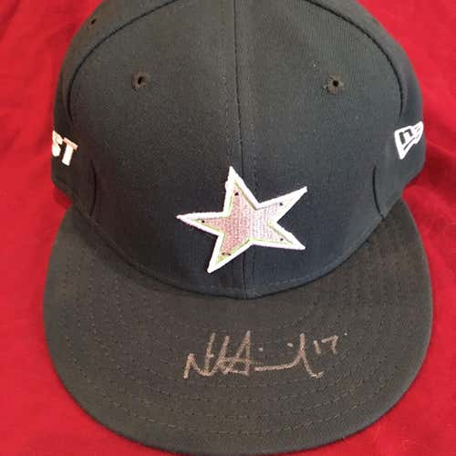 Nick Sarianides 2010 Midwest League All Star Game MiLB Used Worn Signed Autographed New Era Hat
