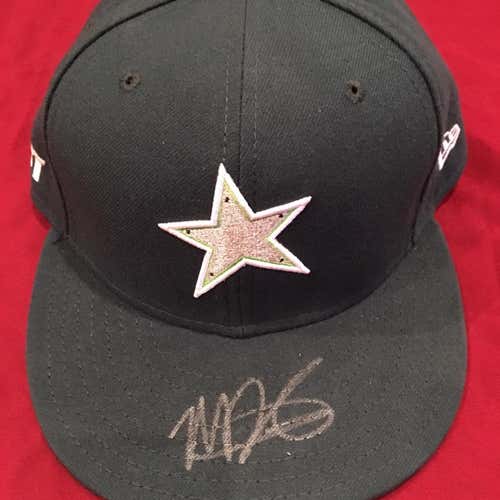 Matt Davidson 2010 Midwest League All Star Game MiLB Used Worn SIgned Autographed New Era Hat
