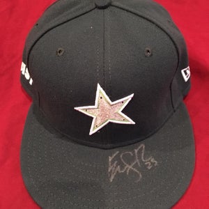 Eric Smith 2010 Midwest League All Star Game MiLB Used Worn Signed Autographed New Era Hat
