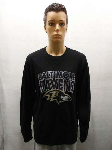 '47 Baltimore Ravens Long Sleeve Overthrow Shirt Mens XL NFL