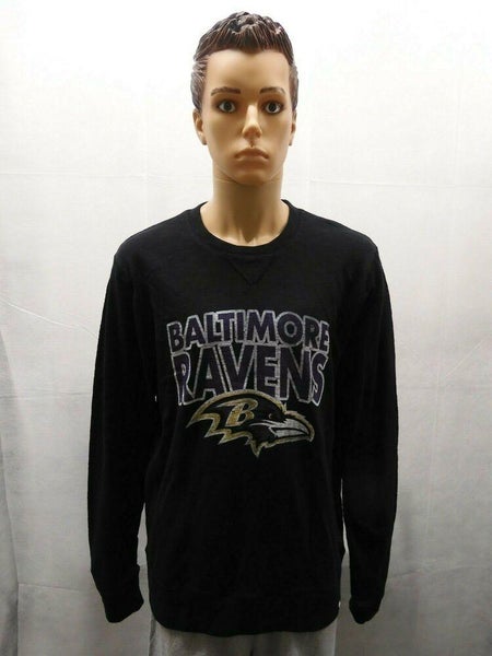 '47 Baltimore Ravens Long Sleeve Overthrow Shirt Mens XL NFL