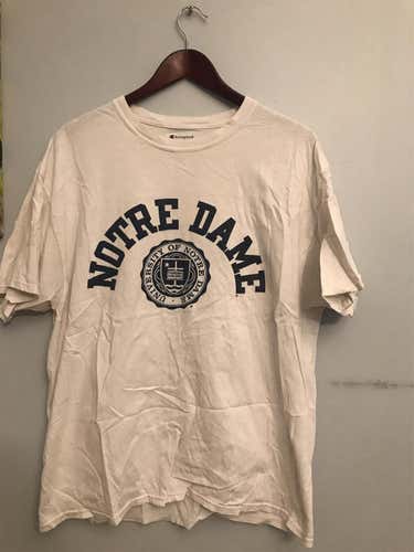 Notre Dame Champion Used XL T Shirt