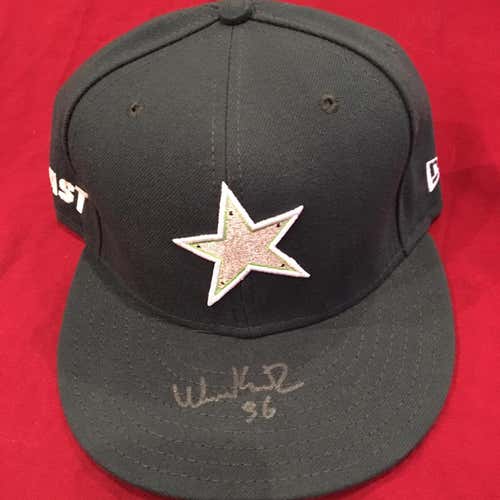 Wilking Rodriguez 2010 Midwest League All Star Game MiLB Used Worn Signed Autographed New Era Hat