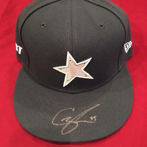 Charles Brewer 2010 Midwest League All Star Game MiLB Used Worn Signed Autographed New Era Hat