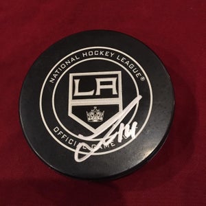 Brendan Leipsic Los Angeles Kings Team Issued Game Puck Signed Autographed