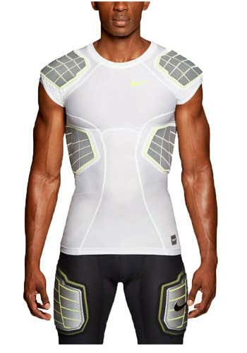 Nike Men's Pro Combat Hyperstrong 4-Pad Camo Football Shirt Large