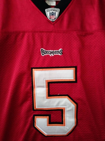 Reebok Onfield NFL Football Tampa Bay Buccaneers Red #5 Josh Freeman Embroidered Player Jersey