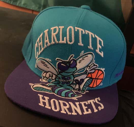 Charlotte Hornets Mitchell & Ness SnapBack Hat