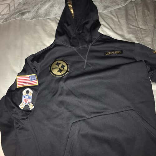 Steelers Military Hoodie XL
