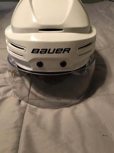 Bauer Re-Akt 75 Helmet Large With Visor Pro Stock