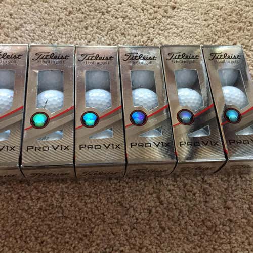 6 PACK!!!! New Titleist Pro V1x Balls $58 or BEST OFFER