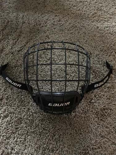 New Black white cage Helmet