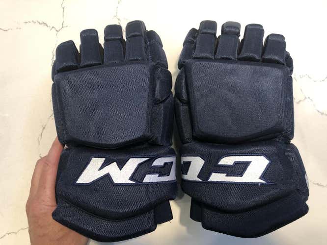 Used CCM HGTK  PP Pro Stock Gloves Winnipeg Jets Organization (G107)