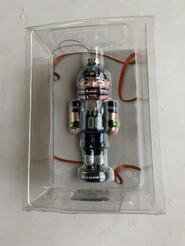 Detroit Lions Ornament New Blown Glass Football Player 3.5" High