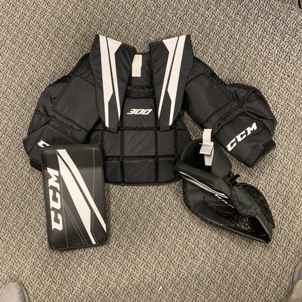 Black New Senior 33" CCM Street 300 Goalie Full Set