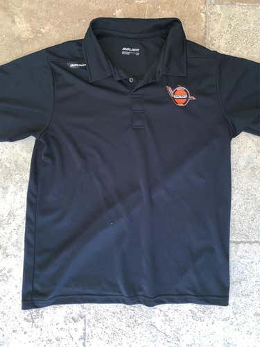 New Omaha Lancers USHL Bauer Polo Shirt Adult L