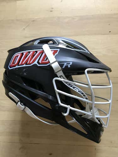 Matte black Cascade R with white facemask (worn one game)