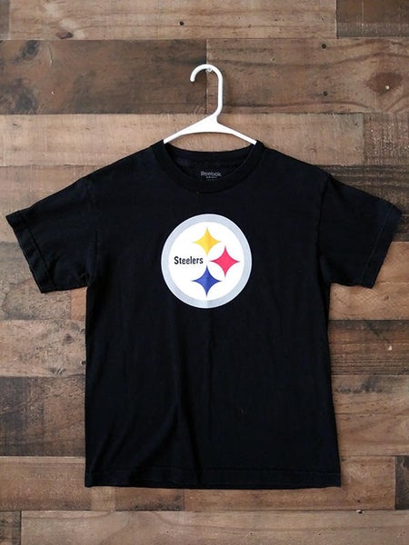 Pittsburgh Steelers Reebok NFL Vintage Youth Black Thermal Shirt