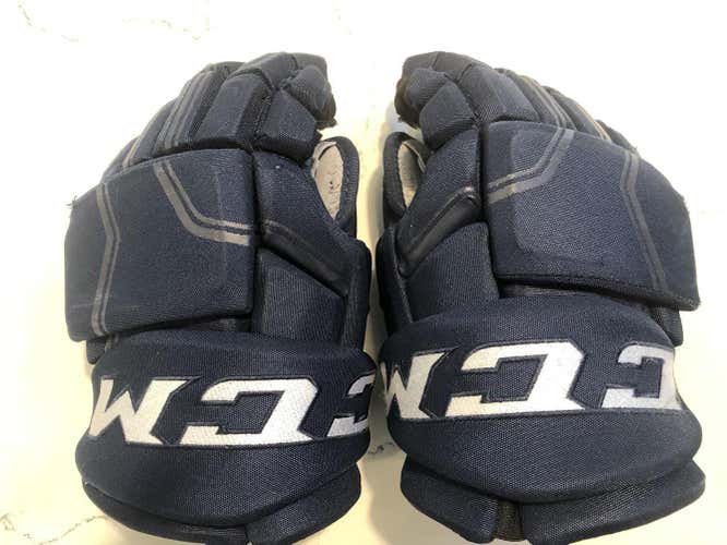 Used CCM HGQL  PP Pro Stock Gloves Winnipeg Jets Organization (G116)