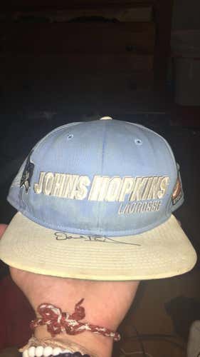 Dave Petromala Signed Hopkins Lacrosse Hat