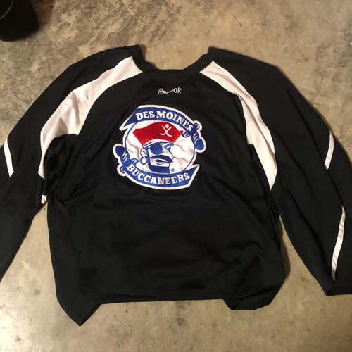 Des Moines Buccaneers Reebok Jersey Pro Stock