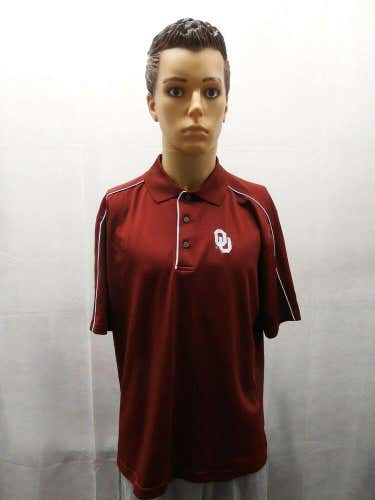 Oklahoma Sooners PGA Tour Polo L NCAA Red