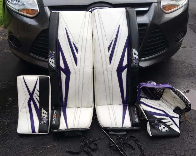 33+1 Brian's G-Netik Pro 3 Goalie Full Set Regular Senior Pro Stock NCAA RETURN