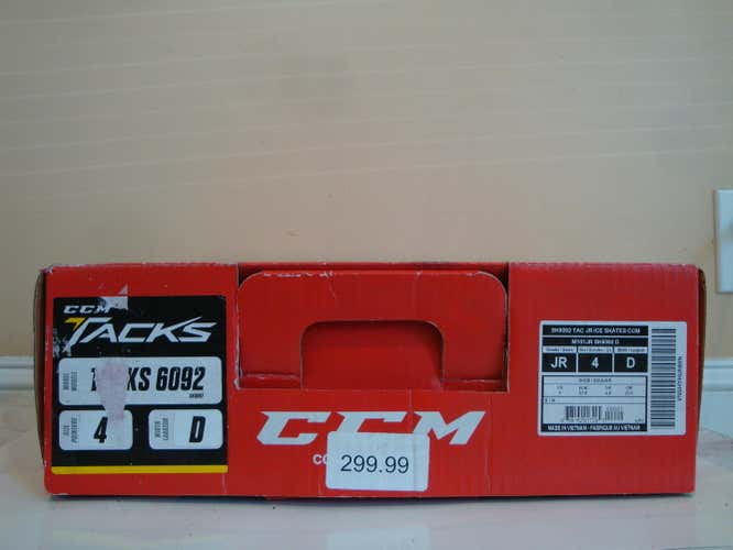 CCM Tacks 6092 Hockey Skates Junior Size 4D