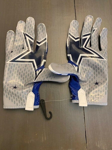 NEW Nike Vapor Fly NFL Dallas Cowboys Football WR Player Gloves PGF397 091  Sz M