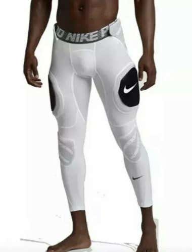 New Nike Pro Combat Hyperstrong Hard Plate Football Girdle Pants 838428-100 L