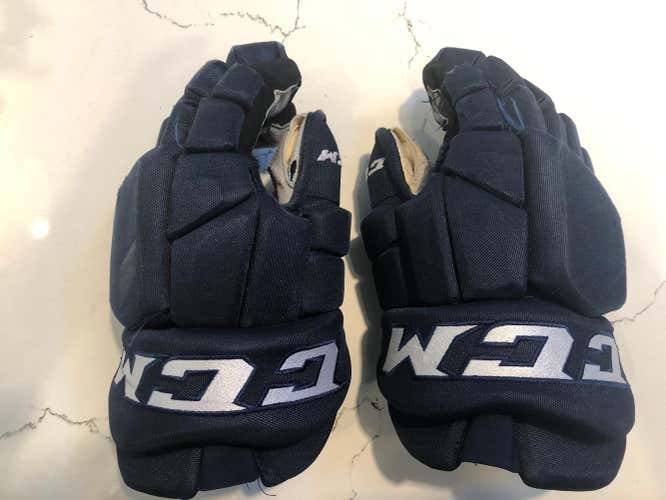 Used CCM HGTK  PP Pro Stock Gloves Winnipeg Jets Organization (G123)