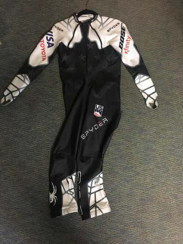Travis Ganong's Spyder 2019 US Ski Team Suit - DOUBLE ZIP