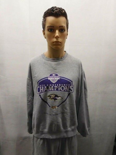 Vintage Baltimore Ravens 2001 AFC Champions Crewneck Sweater