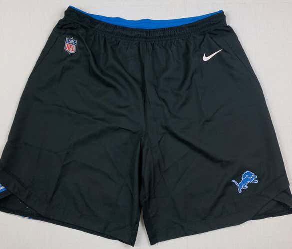 Nike Dri-Fit Detroit Lions On-Field Apparel NFL Training Shorts XXL