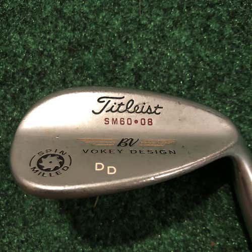 Titleist Vokey Spin Milled Lob Wedge Righty 60-08