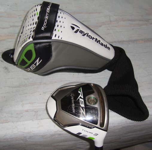 TaylorMade RocketBallz RBZ  Tour 3 14.5° Wood X-Flex Right Handed with cover