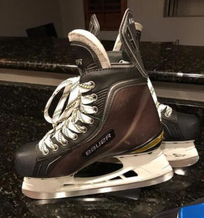 Bauer Supreme 180 Hockey Skates Senior Pro Stock Size 6 with speed plates 2.0