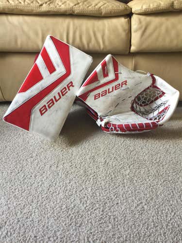 Bauer One.9 Goalie Glove & Blocker Regular Senior