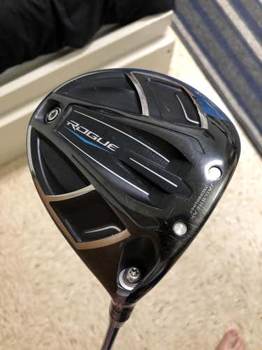 Tour length 44.5’’ Callaway Rogue Driver 9.0 degree, 6.5 65 gram X-stiff shaft