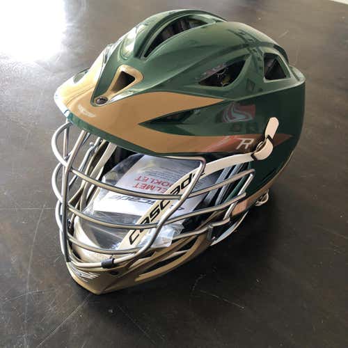 New R Helmet Adult Green And Gold